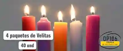 Velitas Velas 40 Und 4 Paquetes De 10 Und