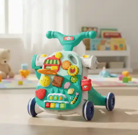 Andadera Caminador Mesa Monopatin 4 En 1 Con Sonido Huanger.