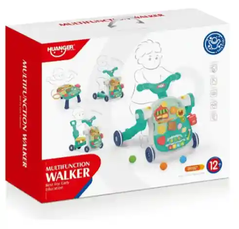 Andadera Caminador Mesa Monopatin 4 En 1 Con Sonido Huanger.