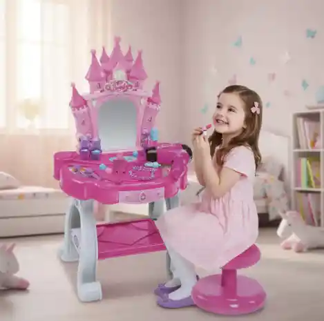 Tocador De Juguete Para Niñas / Secador Funcional.