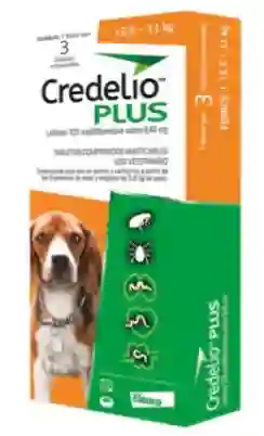 Credelio Plus 5,5-11 Kg 3 Tabletas