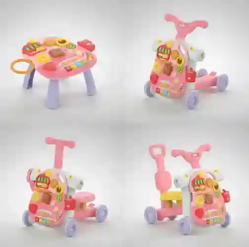 Andadera Caminador Mesa Monopatin 4 En 1 Con Sonido Huanger