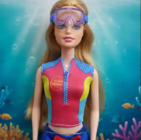 Pareja (familia) De Muñecos Surfing + Mascota / Niñas.