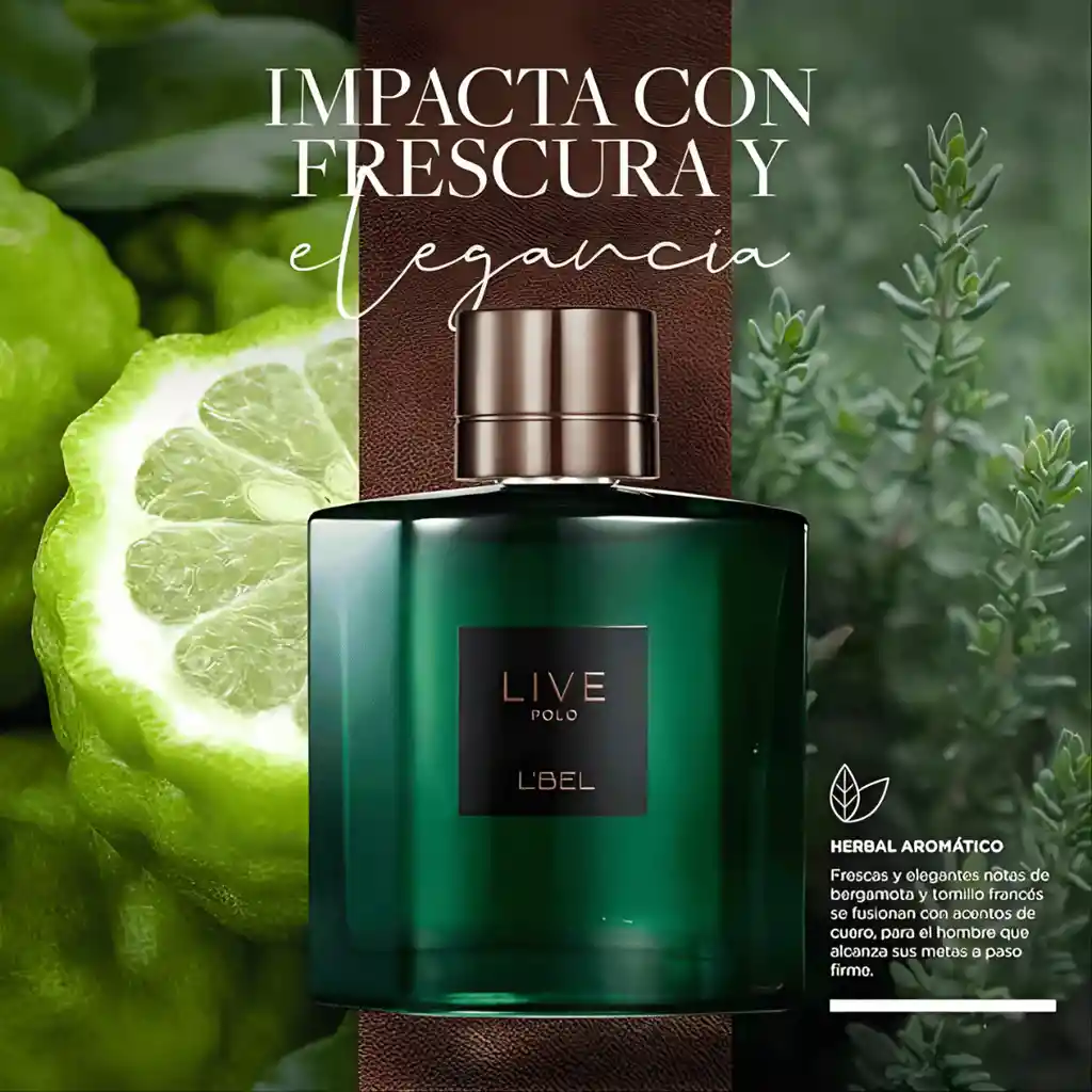 Live Polo Lbel Perfume Para Hombre 100 Ml | Elegancia Fresca Y Masculina