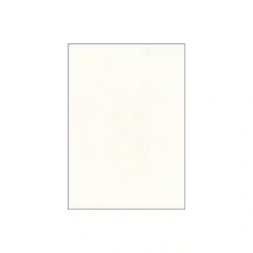 1/2 Pliego De Cartón Paja Blanco X5 Uds