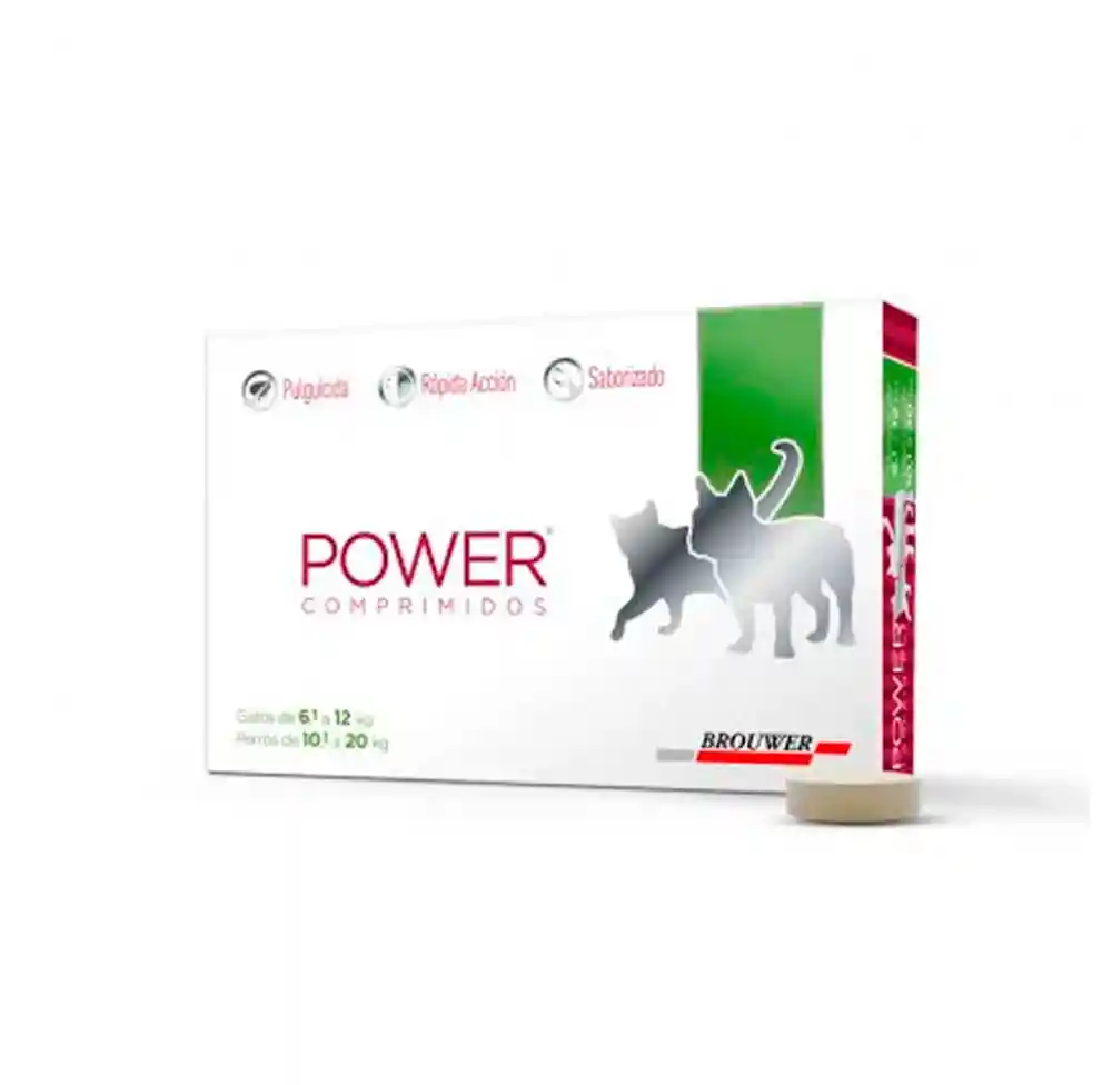 Power Comprimidos 6.1 - 12 Kg Gato / 10.1 - 20 Kg Perro