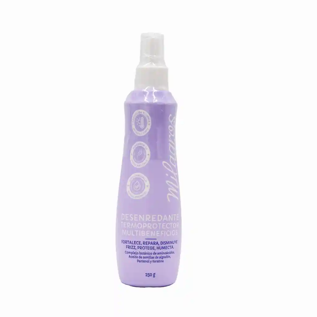 Milagros Termoprotector Desenrredante Morado X 250ml