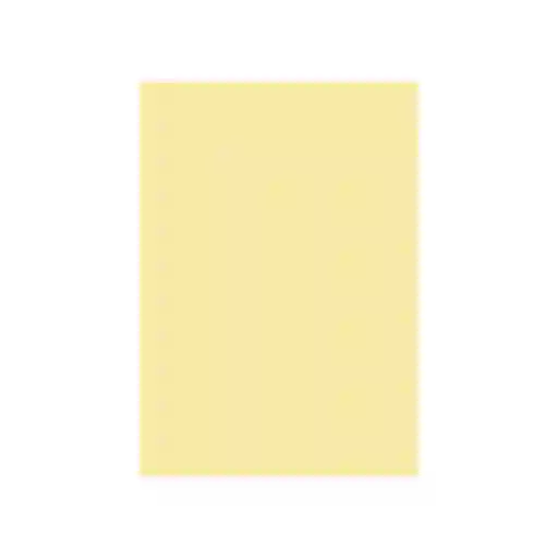 1/4 Pliego Cartulina Bristol Amarillo X5uds