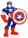 Juguete Armable Figura Capitán América 8100 Piezas Figura 8100