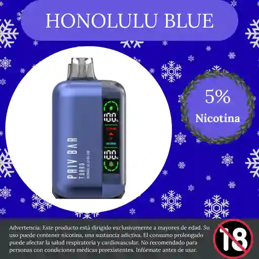 Vape 15.000 Puffs Honolulu Blue