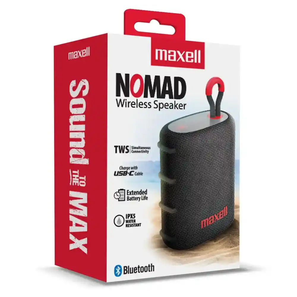 Parlante Bocina Bt-nomad Maxell 5w