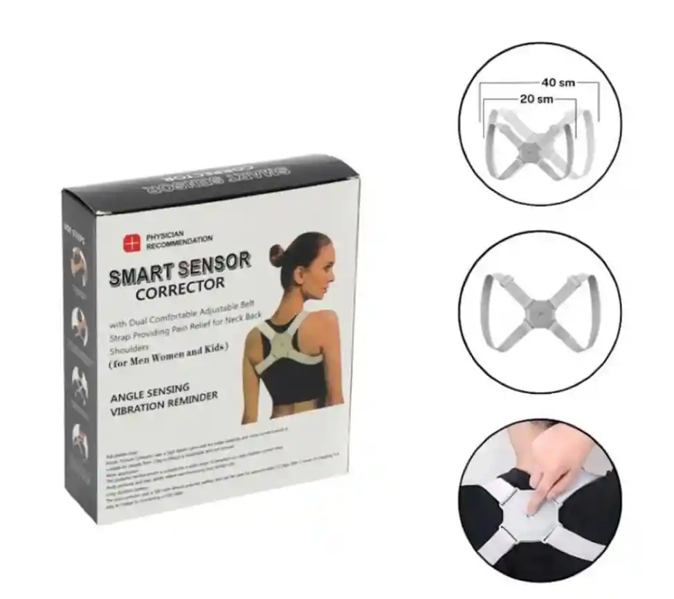 Corrector De Postura En Poliester Ajustable Talla Unica