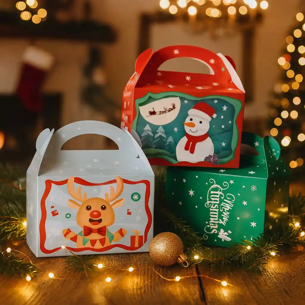 Navidad Cajita De Regalo X120 Uds.