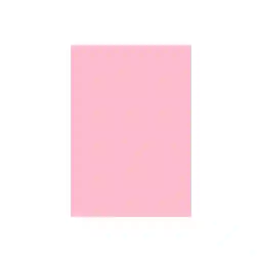 1/4 Pliego De Cartulina Bristol Rosada X5uds