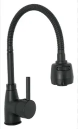 Lavaplatos Sencillo Flexible Monocontrol Color Negro