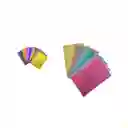 1/2 Pliego De Cartulina Mirellada Fucsia X5uds