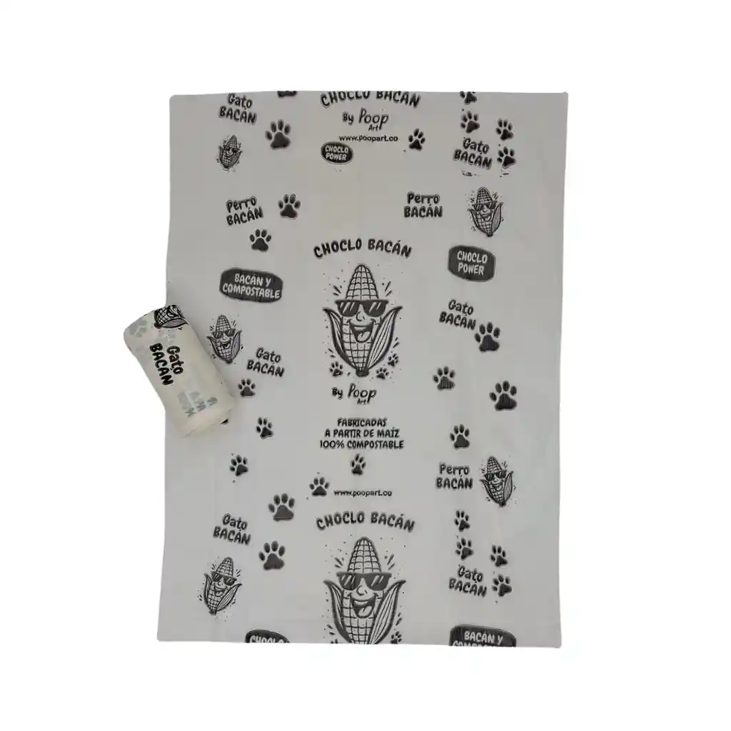 Bolsas Compostable 48 Bolsas A Base Maíz
