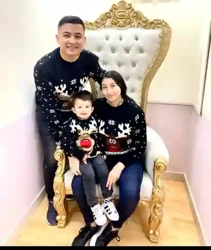 Buzo Navidad Negro- Reno Niñ@s Talla 2-4