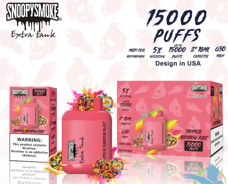 Vape 15.000 Puffs Tropical Rainbow Blast