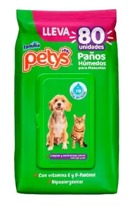 Petys Paños Humedos Original 80und