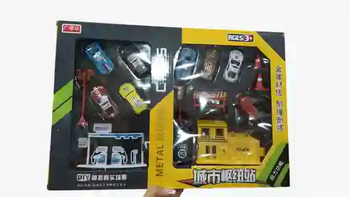Carros Set De Vehículos Surtidos Juego De Niños