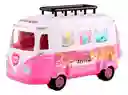 Bus Camper Clásico Viaje Carro Muñecas Food Truck Carro De Muñecas