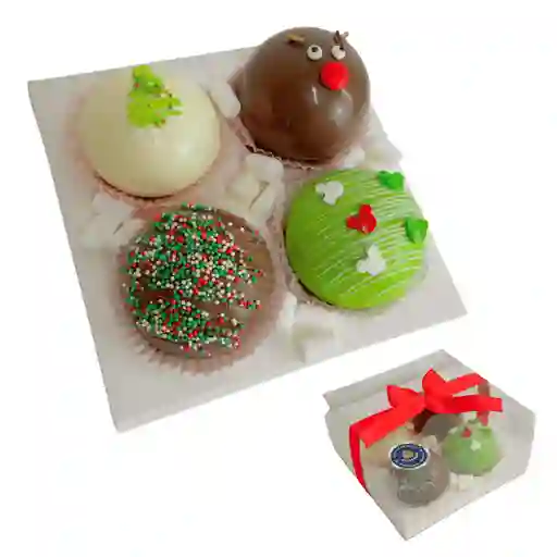 Detalle Navideño – Choco Bombas 🍫✨