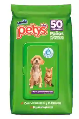 Petys Paños Humedos Original 50 Und