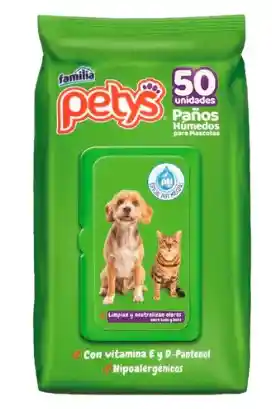 Petys Paños Humedos Original 50 Und