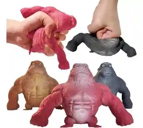 Juguetes Antiestres Gorila Suave Estirable Pequeñojuguetes Antiestres Gorila Suave Estirable