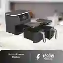 Freidora De Aire Ninja 7.6 Litros 2 Canastas Dz201 Gris