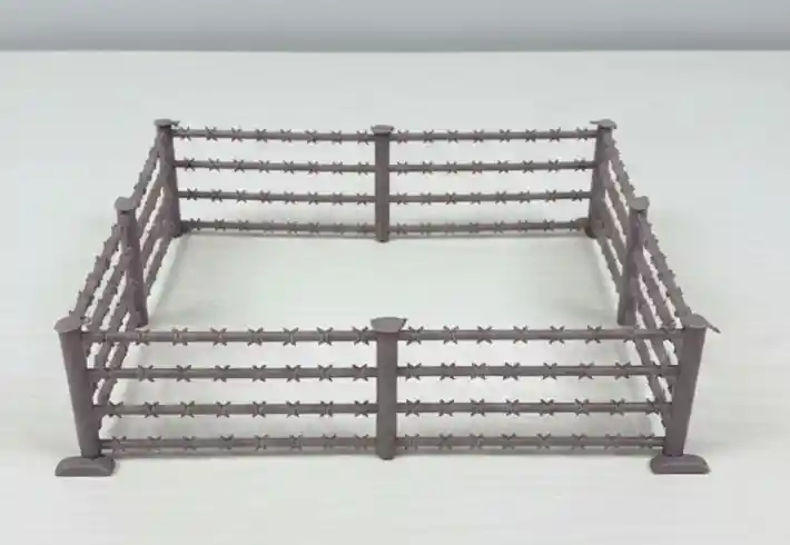 Cerca De Puas Pesebre Grande Plastico 18cm Decoracion Navidad