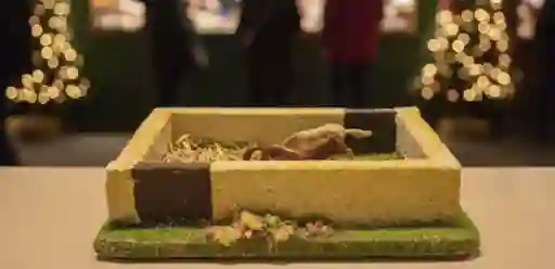 Corral Caballos Arena 17 Cm Ancho Decoracion Navidad