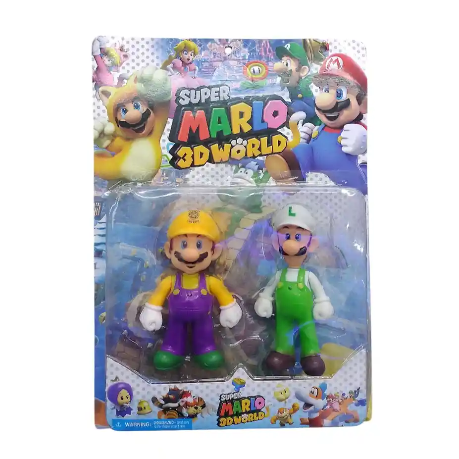 Muñecos Figuras De Mario Bros Y Luigi Super Mario 3d World Mario Traje Rojo
