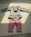 Conjunto De Tres Piezas Para Niñas De 6 Meses,