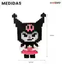 Muñeca Armable Bloques Kuromi Magic Blocks 1580 Piezas 1580