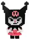 Muñeca Armable Bloques Kuromi Magic Blocks 1580 Piezas 1580