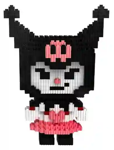 Muñeca Armable Bloques Kuromi Magic Blocks 1580 Piezas 1580
