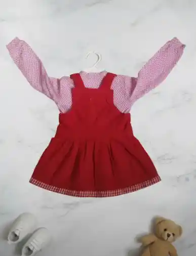 Conjunto De Dos Piezas Para Niña Talla 6 Meses.
