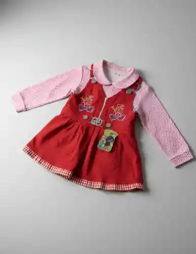 Conjunto De Dos Piezas Para Niña Talla 6 Meses.