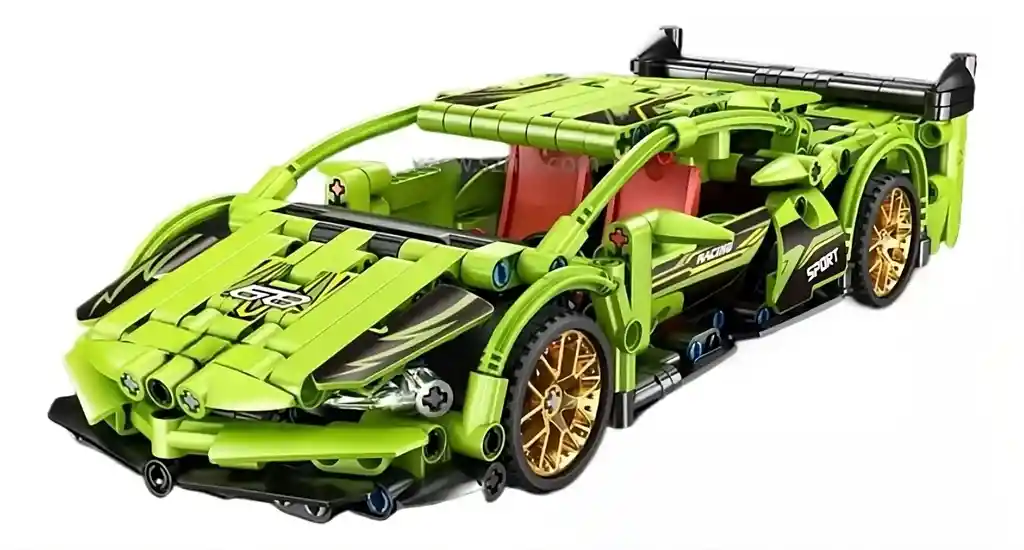 Carro Automóvil Deportivo Armable Lego Bloques A Control Remoto 408 Pcs