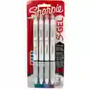 Sharpie S-gel X4 – Tinta En Colores Surtidos, Cuerpo Blanco