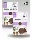 X2 Turba Coco Sustrato Planta Aireación Orquidea