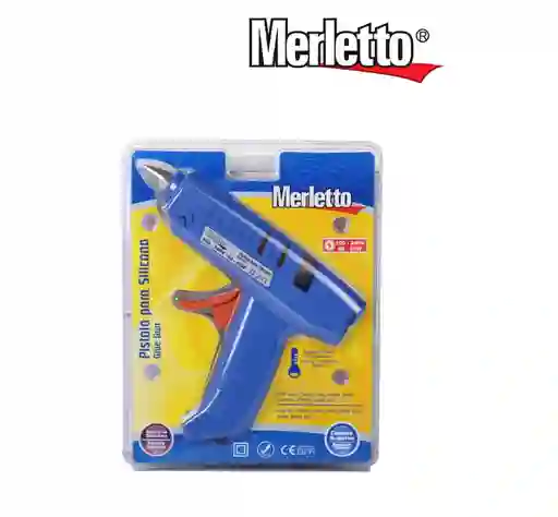Pistola De Silicona Pequeña Para Barra Silicona Delgada Merletto 20w
