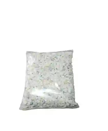 X2 Piedras Decorativas Navidad Plantas Materas Macetas Color Blanca