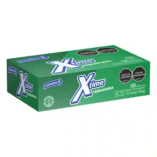 Xtime Chicle Yerbabuena