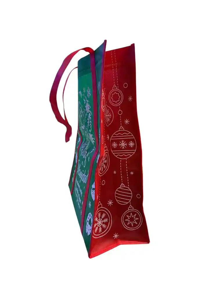 Bolsa Cambrel Navideña 40x40 Fuelle