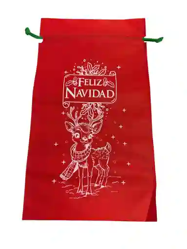 Bolsa Cambrel Tula Navideña 25x40 Para Vino
