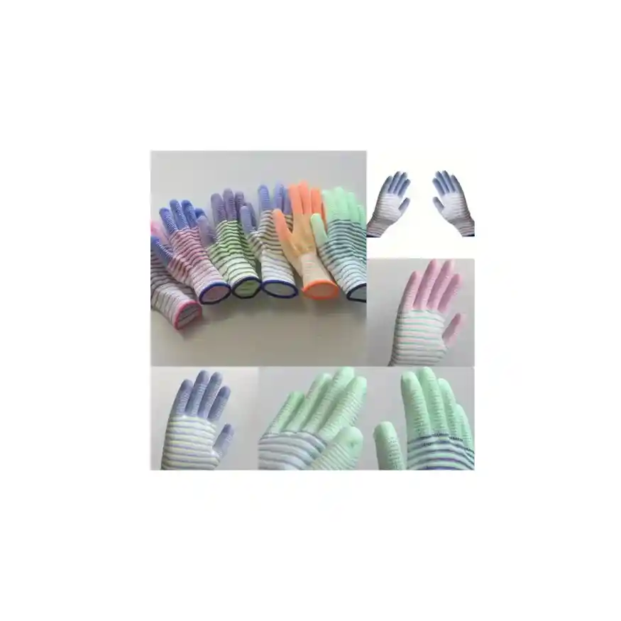 1 Par Guantes Rayas Cebra Jardinería Antiestática Resistentes Al Desgaste Guantes Antideslizantes