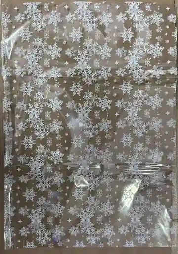 Bolsa Celofan Navideña 35x50 X 50 Unidades